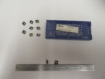 COMMAND CCGT-21.50-UM CARBIDE INSERTS, 10 PCS