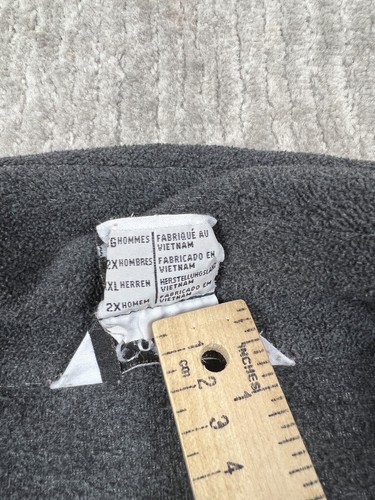 Columbia Jacket Mens XXL 2XL Gray Fleece Full Zip Charcoal Longsleeve - Picture 12 of 13