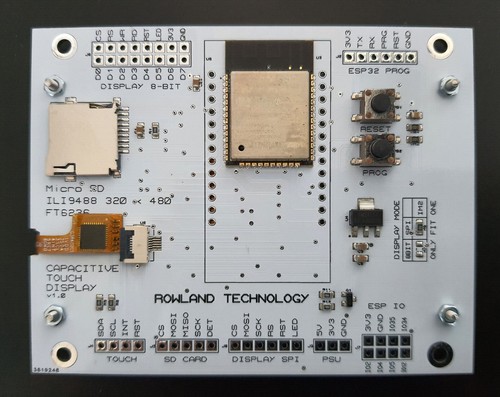 Kapazitive Touch TFT LCD Farbdisplay 3,5" 480x320 ILI9488 ESP32 Arduino Pico - Bild 12 von 17