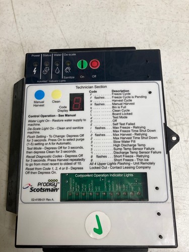 Control Products SC-11-0550-52 Board From Scotsman Ice Machine AS-IS ...
