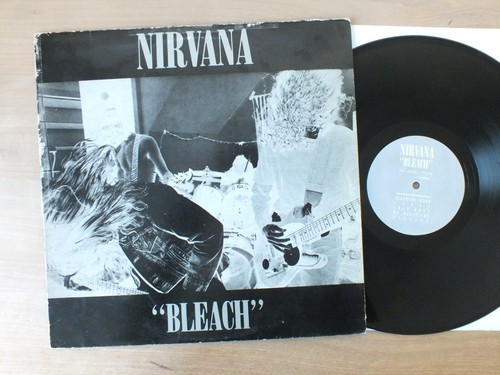 Nirvana Bleach 1st Press TUP LP6 UK 1989 LP Vinyl vg+