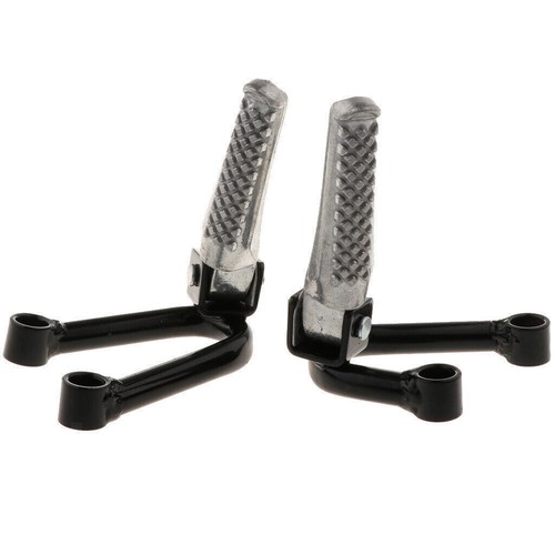 2pcs Motorcycle Cross-country Rear Passenger Foot Pegs Pedal Stand Refit UK NEW - Picture 2 of 10
