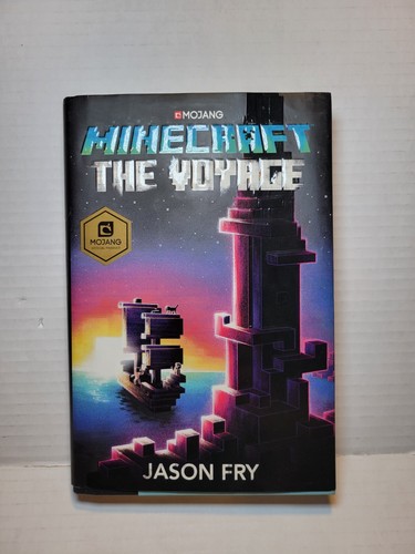 First Edition Minecraft The Voyage Official Minecraft Novel Hardcover Mojang - Foto 1 di 5