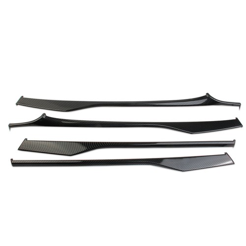 Carbon fiber style interior 4-door panel decor trim cover for KIA K5 2021-2024 - Picture 3 of 6