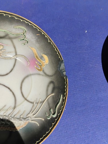 Japanisches Dragonware Teeservice Tasse Sahne Zucker Untertasse Miniatur LESEN!  Geisha 8 Stück - Bild 24 von 24