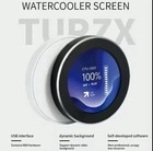 2.8’ AIO Computer Temp Monitor CPU Cooler Kit LCD Round IPS Display Water Cooler