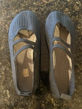 Women Comfy Soft Black Slip Ons Flats Lightweight Knit Mesh Round Toe Ballet