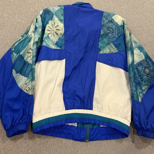 Vintage RE River Edge Sport Damen Trainingsanzug Windbreaker Set - Gr. M Blau - Bild 9 von 13