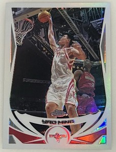 2004-2005 Topps Chrome Yao Ming Refractor  #11 Hall of Fame Houston Rockets