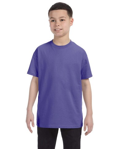 Gildan Youth T Shirts 5000B Solid Heavyweight Cotton Short Sleeve Boys Tee XS-XL - Picture 8 of 37