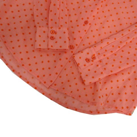 Camicia Ottod'Ame in cotone trasparente a pois manica lunga Italia donna... - Foto 4 di 9