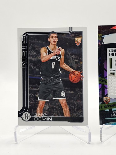 2025-26 Topps Store Exclusive Relics SP #SR-ED Egor Demin RC - Bild 2 von 4