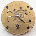 ANTIQUE 18s ILLINOIS FOREST CITY 11j KEY WIND POCKET WATCH MOVEMENT PARTS