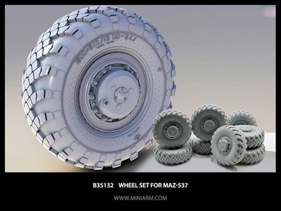 MiniArm 1/35 MaZ-537/KZKT- 7428 Wheels Vi-202 for Trumpeter (8pcs)