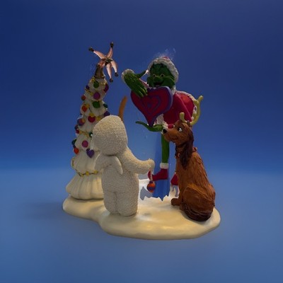   Dept 56 Grinch Steals The Heart Of Christmas 2001 Retired Snowbabies 