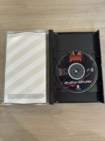 Doom (Sega Saturn, 1997) Complete Cib With Manual & Reg