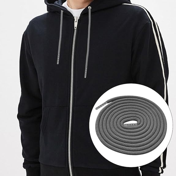 Azlanway Kordel für Jogginghose, 2 Stück Kordelzug für Hoodie Kordel, 160cm mit