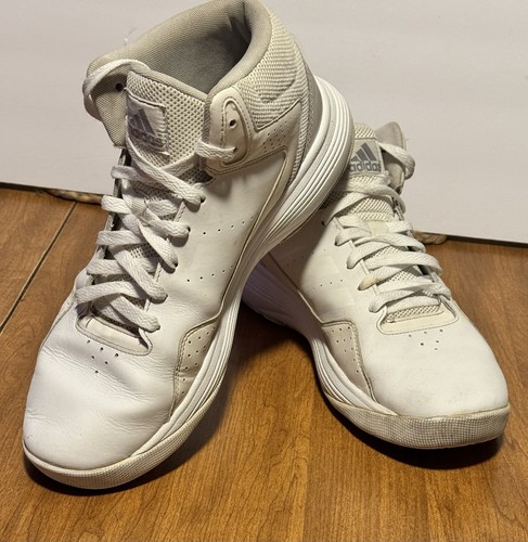 Adidas Cloudfoam Men's Size 11 Sneaker Shoe High Top Basketball White - Picture 14 of 18