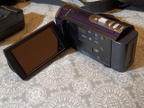 SONY DCR-SX44 Handycam Digital Video Camera W/ Battery, SD Card Battery Charger - Picture 4 of 13