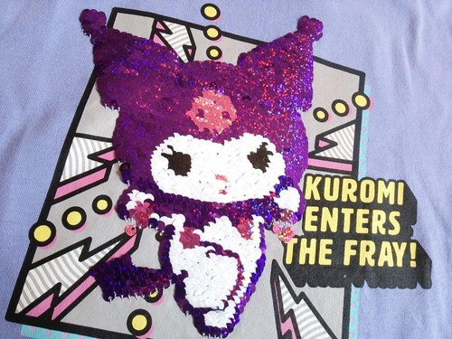 Children'S Clothing Kuromi-Chan T-Shirt Kids Character Short Sleeve - Picture 6 of 9