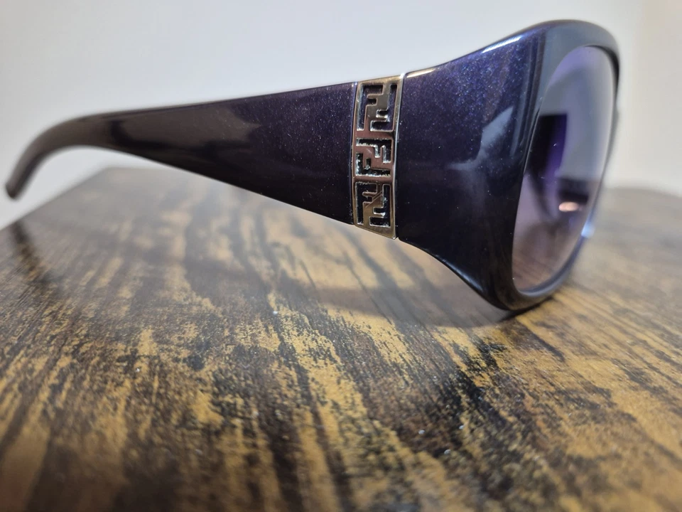 Auténticas gafas de sol Fendi FS 354 gris oscuro 515 talla 58 mm Foto 3 de 4