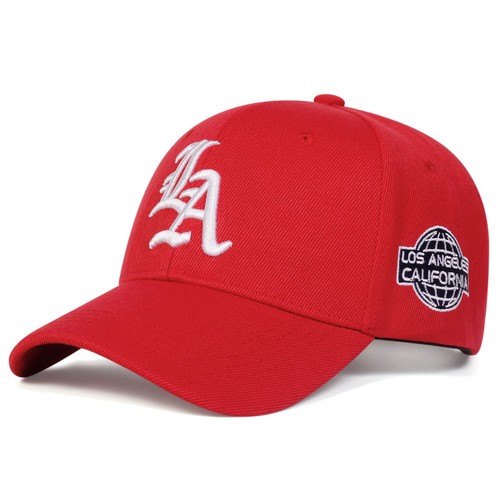 LA Baseball Cap verstellbare Stickerei Snapback Los Angeles Cali Mode Mütze - Bild 2 von 2
