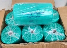 POOPY Pouch Tie-Handle Pet Waste Bags, Scented, 2400 Bags, 6 Rolls (SD-6-400)