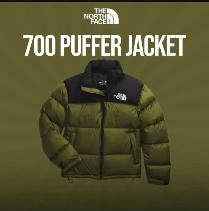 The North Face Men's Puffer Jacket, All sizes Red, Blue, Olive , Yellow, Black