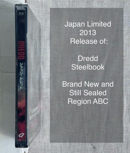 Dredd Blu-ray Steelbook - Japan Limited Release Brand New Sealed - Picture 4 of 4