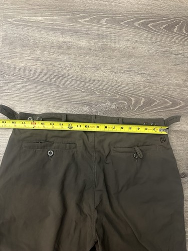 Clothing Arts Pants Mens 34x30 Olive Green P Cubed Pick Pocket Proof Travel - Picture 6 of 9