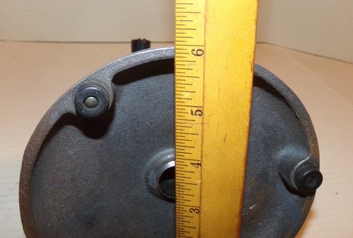 Vintage Atlas Tabletop Microphone Stand Cast Iron Base 13" Tall - Picture 7 of 8