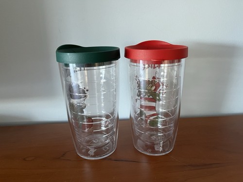 NUOVO LOTTO Tervis Bicchiere Natale CATTIVO BELLO Vacanze Isolato Coperchio Tazza - Foto 3 di 6