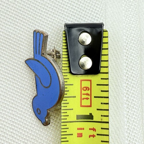 Vintage Camp Fire Girls Blue Bird Membership Lapel Pin Pinback c. 1960's-1970's - Picture 4 of 5