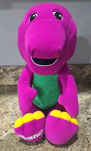 Vintage Barney Playskool Talking Plush Dinosaur 1992-1996 READ DESCRIPTION
