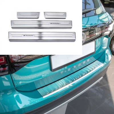 Ladekantenschutz und Einstiegsleisten passend für VW T-Cross Typ C1 ab Bj. 2018- - Bild 1 von 4