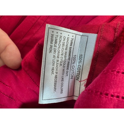 Top Ariat Mujer XXL Ajustado Manga Larga Perla A Presión Rojo Floral Bordado - Imagen 6 de 9