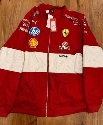 Scuderia Ferrari F1 2025 Team Vintage Racing Jacket | XXL / 2XL