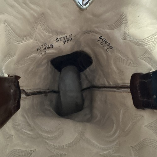 Vintage J Chisholm Cowboystiefel Stil 991 Größe 7,5 D Damen - Bild 11 von 12