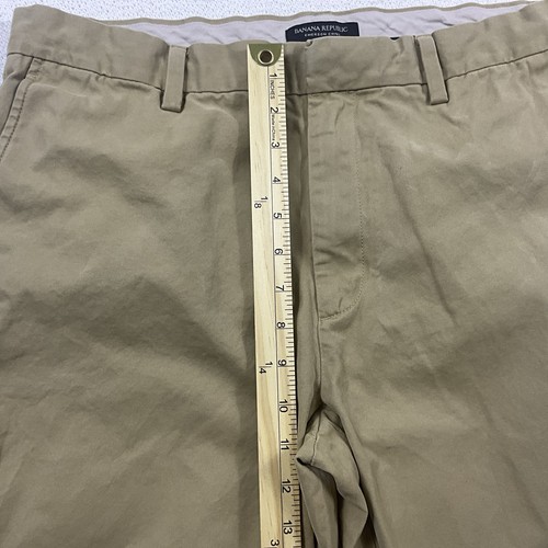 Pantalones Banana Republic Hombre 36x34 (36x31 Actual) Tostado Caqui Emerson Chino - Imagen 4 de 9