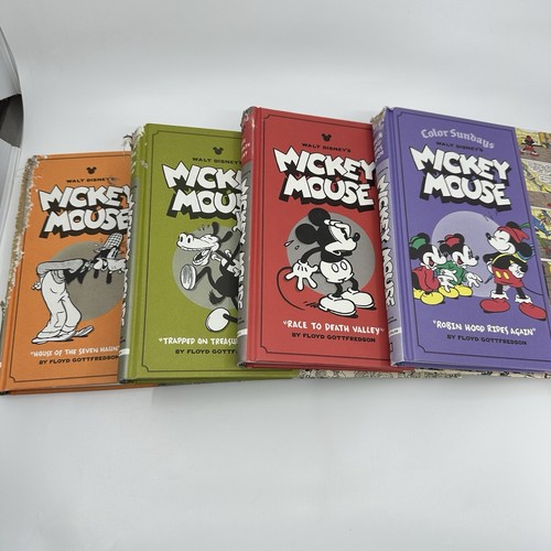 Walt Disneys Mickey Mouse Menge 4 Bücher von Floyd Gottfredson Sieben Spuk - Bild 1 von 10