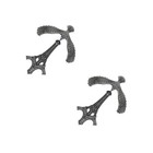  2 Sets Home Decor Decoration Bird Balance Toy Eiffel Tower Figurine