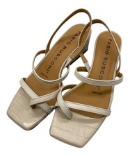 Fabio Rusconi Casual Footwear Mules Sandals Size 37 Beige Made in Italy