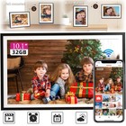 Frameo Cyfrowa ramka na zdjęcia 32GB 10,1 cala Ramka na zdjęcia HD Elektryczna ramka na zdjęcia