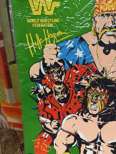 VINTAGE 1991 WWF SWIM BAG FIGUR WWE NWA WCW NWO RETRO ELITE HASBRO LJN RARE!! - Bild 6 von 16