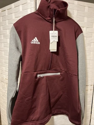 Adidas Quarter Zip Pullover Mens Medium - Image 1 of 4
