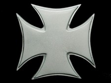 MH07153 NOS VERY COOL CUT-OUT  IRON CROSS  FASHION BELT BUCKLE