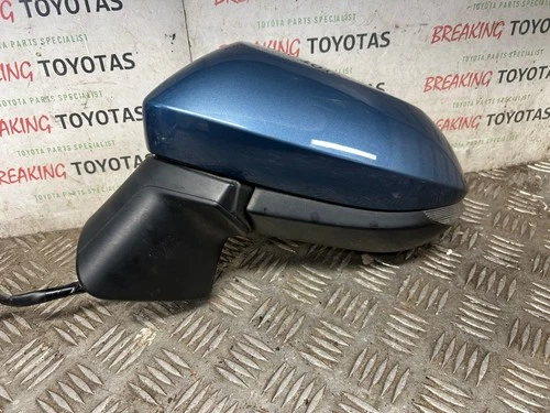 TOYOTA COROLLA MK12 2019-2023 GENUINE LEFT PASSENGER SIDE WING MIRROR BLUE 8U6