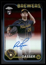 2024 Topps Chrome Update Series - Autographs Robert Gasser #RA-RG (AU, RC)