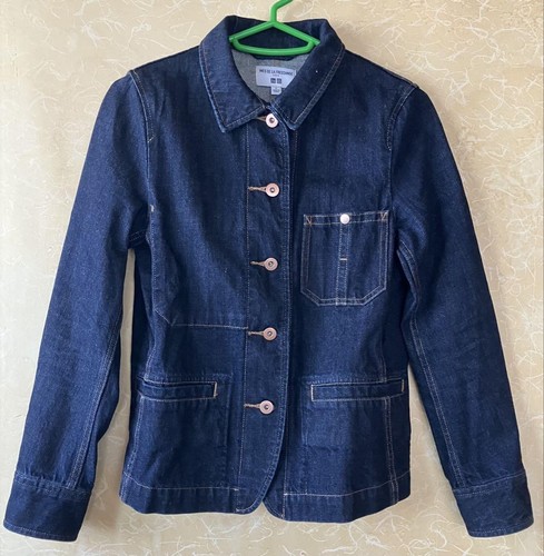Acheter Combinaison en denim unique Uniqlo Ines S bleu marine 2-3 W occasion vêtements de travail élégants