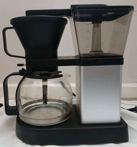 Redline 8 Cup Coffee Machine Maker Stainless Steel Black QCM0801H Excellent Cond - Bild 3 von 5